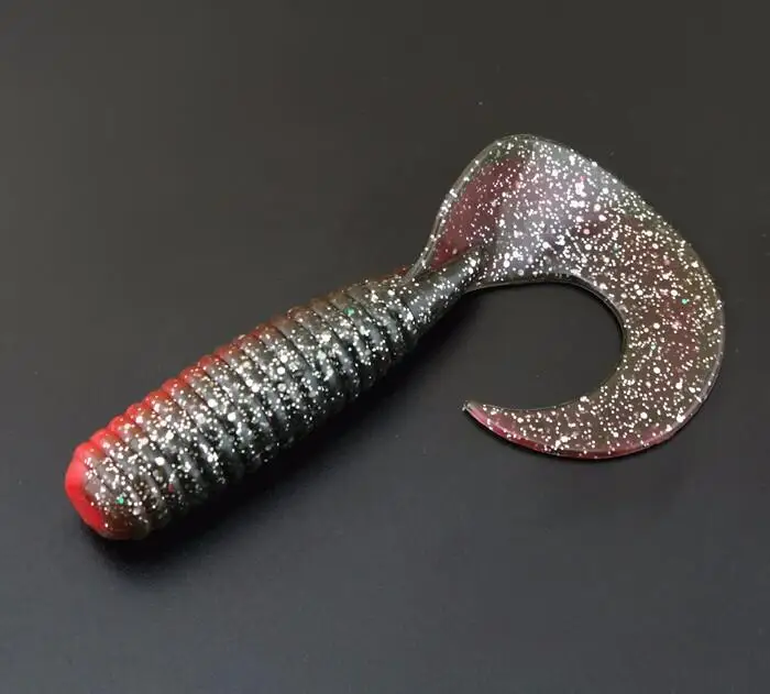 

12cm 21g big grub soft worm fishing lure bait 1 piece a lot