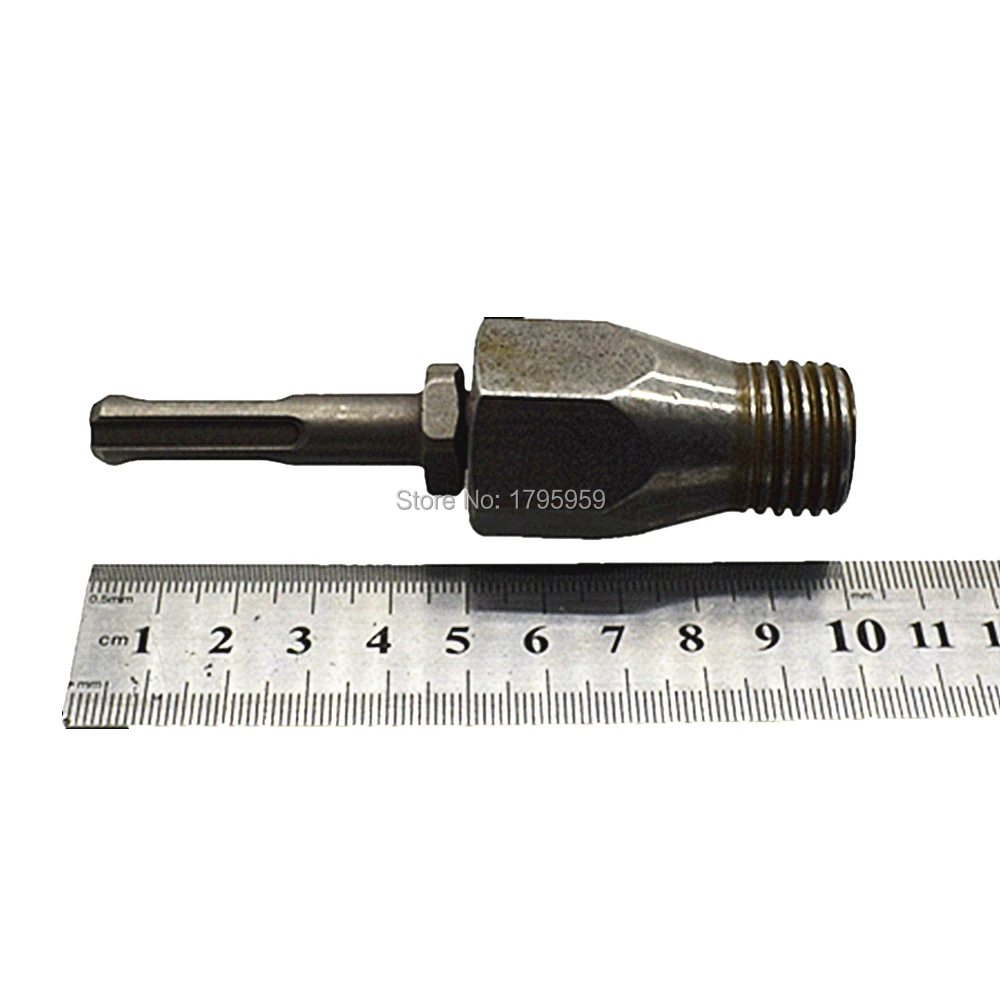 3 8 24unf Male Thread Screw Chuck Adapter Connector For Hex Shank Drill Bit 2 7