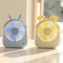 1200 мА/ч, USB Настольный вентилятор музыка домашних животных мини Перезаряжаемые настольный вентилятор с Lanya 3 скоростей силиконовый ручной портативный охладитель воздуха вентилятор
