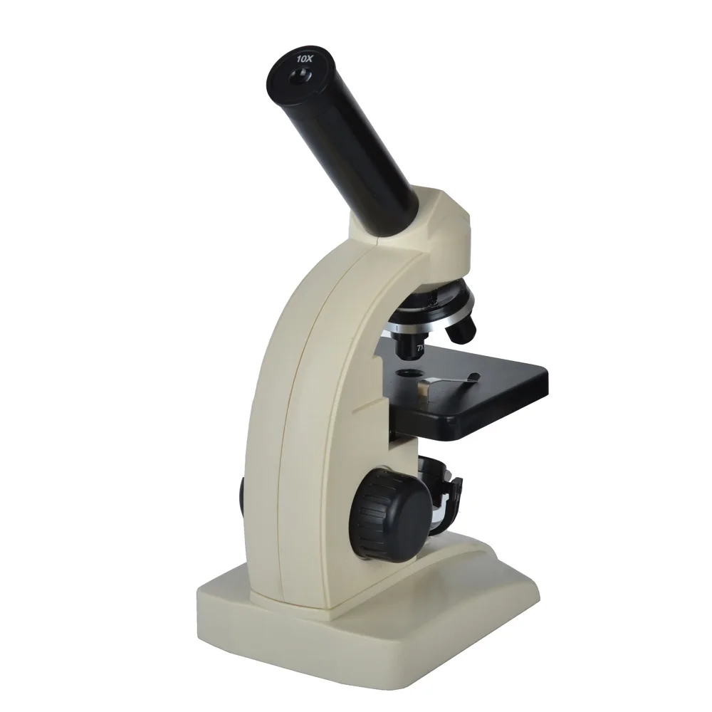 HAYEAR монокулярный Биологический микроскоп 70X-400X Нижняя лампа слайды образцы клеток для наблюдения за студенческим наукой образование подарок для детей
