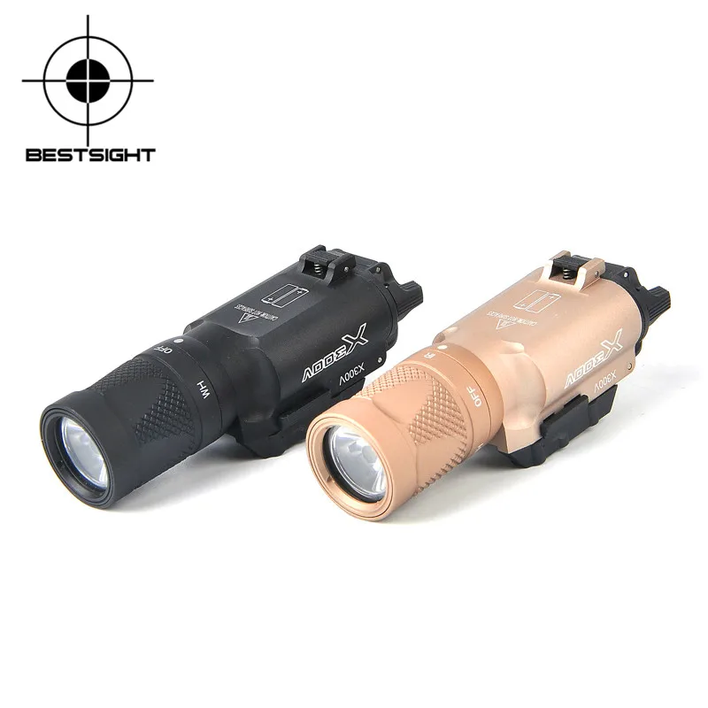 Buy Tactical X300V Pistol Flashlight Strobe Weapon Light LED 500 Lumens Airsoft