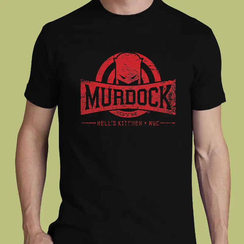 Murdock тренажерный зал Сорвиголова hells кухня tee S M L XL 2XL 3XL футболка герой ТВ серии |