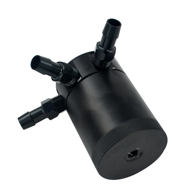 Compact Baffled 3-Port Oil Catch Can