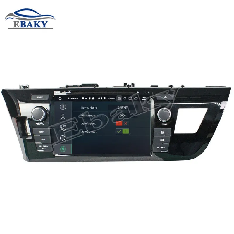 Flash Deal NaviTopia 8inch 4GB RAM 64GB ROM Octa Core Android 9.0 Car Radio Player For Toyota LEVIN 2014 with Mirror Link/GPS Navigation 19