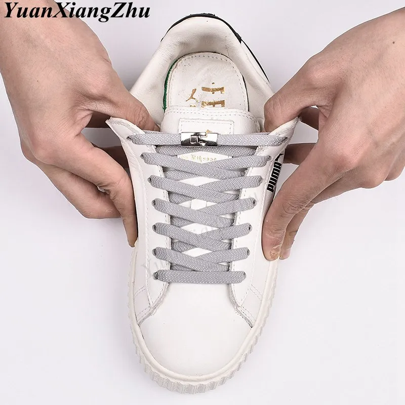 1 Second Quick No Tie Shoe laces New Elastic Cross buckle ShoeLaces Kids Adult Unisex Sneakers Shoelace Lazy Laces Strings