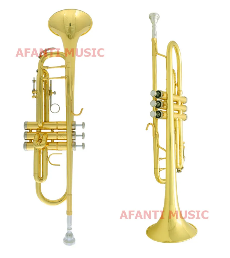 Afanti Tenor Falling Tune B Латунный корпус золотой лак тромбон(ATB-130