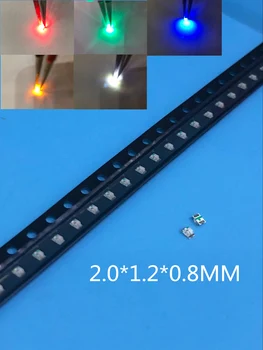 

250PCS/LOT 0805 Ultra Bright SMD R/ G /B /W /Y LEDs 0805 SMD LED RED GREEN BLUE White Yellow Light emitting diode 2.0*1.2*0.8