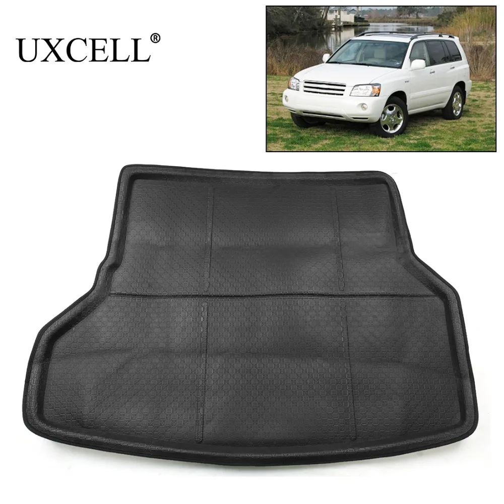 

UXCELL PE+EVA Foam Plastic Random Send Black Rear Car Trunk Cargo Liner Floor Mat All Weather For Toyota Highlander 2001 To 2006