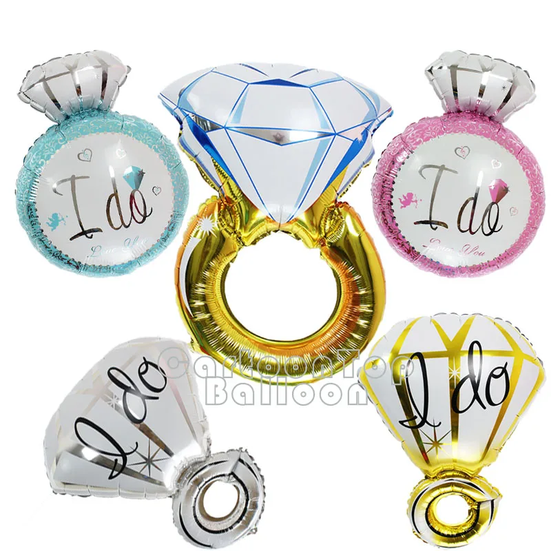 

Various large diamond ring foil balloon 1pc/lot love ballon for Wedding party decoration special gift for valentine's day globos