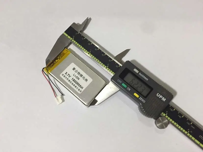 Новая полная емкость 3,7 V полимерная литиевая батарея 603462 1500 MAH gps-рация/оборудование/мини