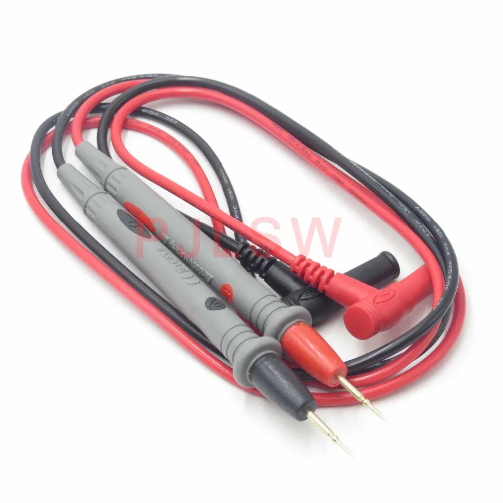 

2PCS (1 Red & 1 Black) 90cm 1000V 20A Multi Meter lead / Very pointed test probe Digital Multimeter pen Test PEN