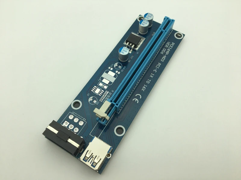 Riser Pci-e Extender Pci Express Riser Card 1x To 16x Usb3.0 Sata To ...