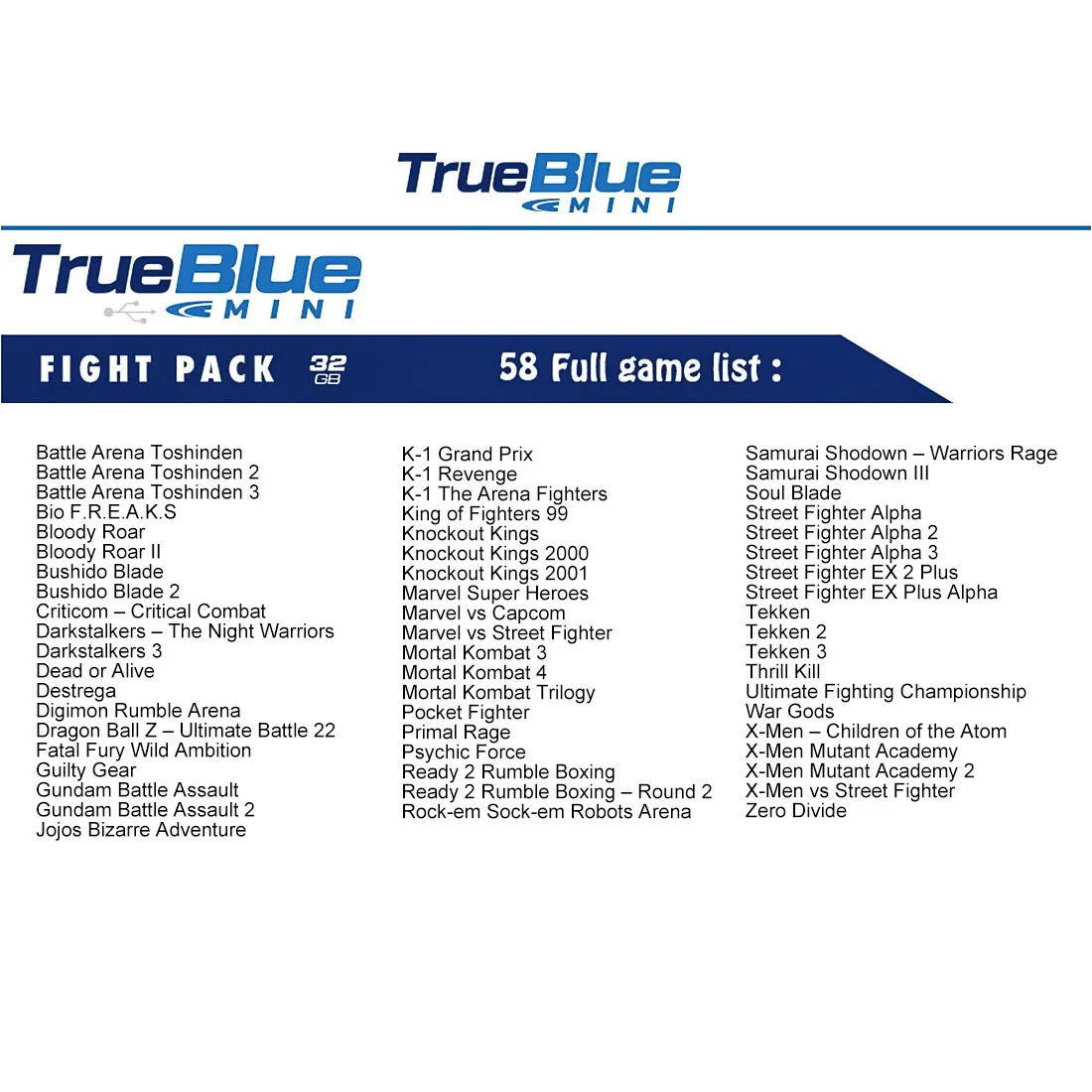 5 в 1 комплект настоящий синий мини Crackhead пакет/овердоза пакет/сорняков/Crackhead Pack/Meth Pack/Fight Pack для playstation Classic - Color: Fight Pack