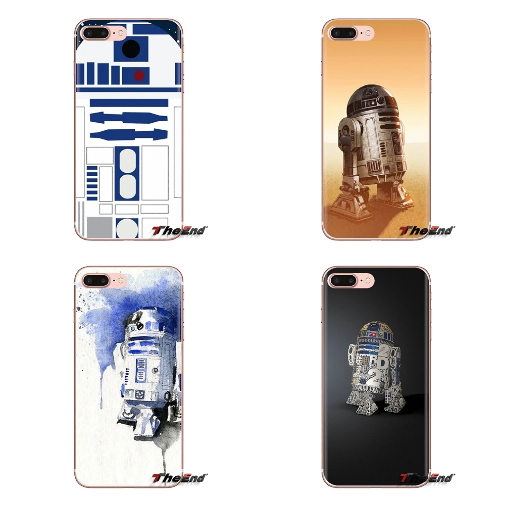 Star Wars R2D2 Robot For Huawei Mate Honor 4C 5C 5X 6X 7 7A 7C 8 9 10 8C 8X 20 Lite Pro Transparent Soft Shell Covers |