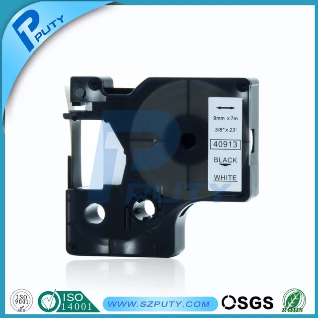Best Offers 10pcs/lot 100% Compatible 40913 9mm Black on White for DYMO D1 LabelManager Label Printers Ribbon Cassette Best Offers 10pcs/lot 100% Compatible 40913 9mm Black on White for DYMO D1 LabelManager Label Printers Ribbon Cassette