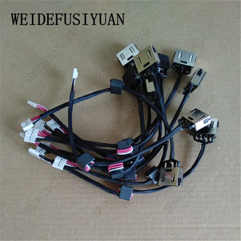 10 шт./лот DC разъем питания с кабельным разъемом для Lenovo G50 30 40 45 70 80|power jack connector|dc power