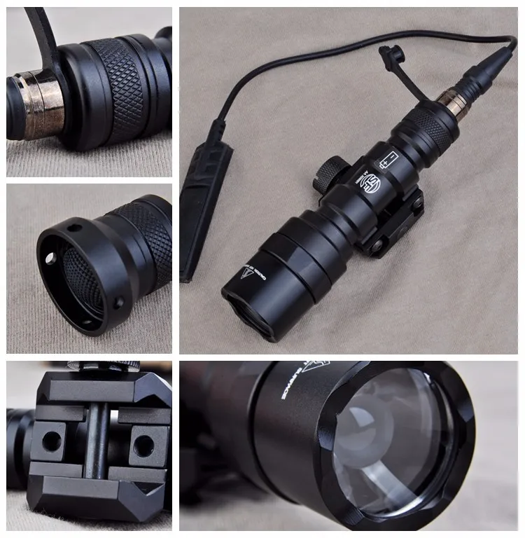 Lumens de Alumínio Elemento Airsoft Surefir Armas Luz Gunflashlight 200 Portátil Led Tocha Caça Lâmpada Ex399 M300aa 6 Elemento airsoft surefir m300aa armas luz gunflashlight