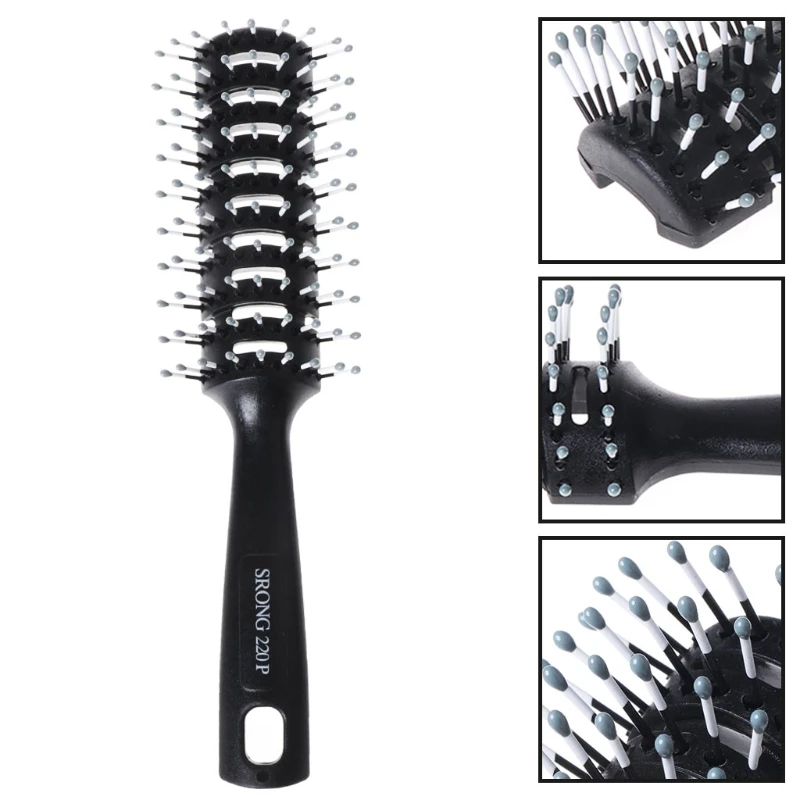 Fashion Men Hair Brush Plastic Antistatic Comb Barber Dressing Salon Styling New