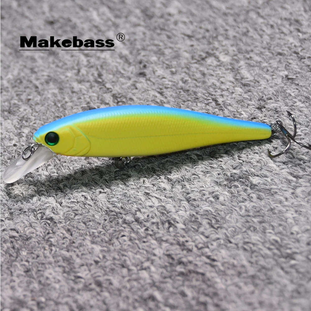 Makebass 3.94in/0 53 oz Minnow вилка рыболовные приманки Плавающие жесткие плавающие наживки