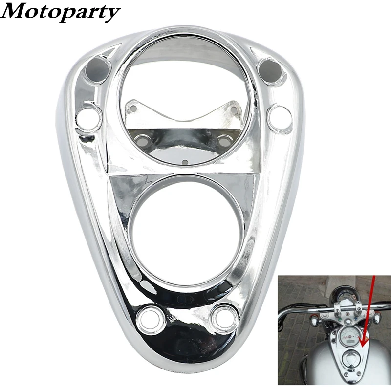 

Motorcycle Speedometer Instrument Gauges Odometer Tachometer Cover Tank Lock Covers for Honda Shadow VT400 VT750 ACE 1998-2003