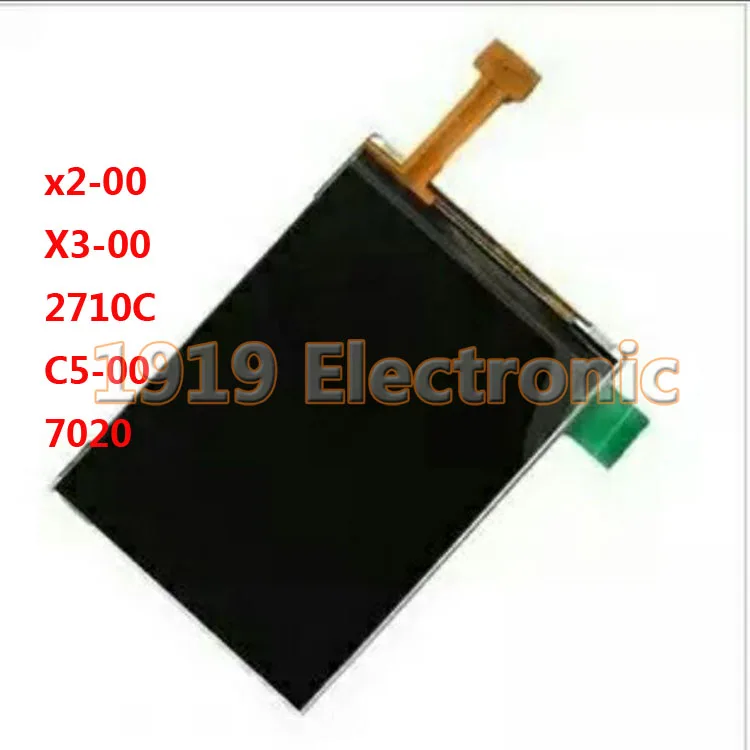 Черный мобильный телефон полный ЖК-дисплей для Nokia X2-00 X200 X3-00 X3 2710C C5-00 7020 |