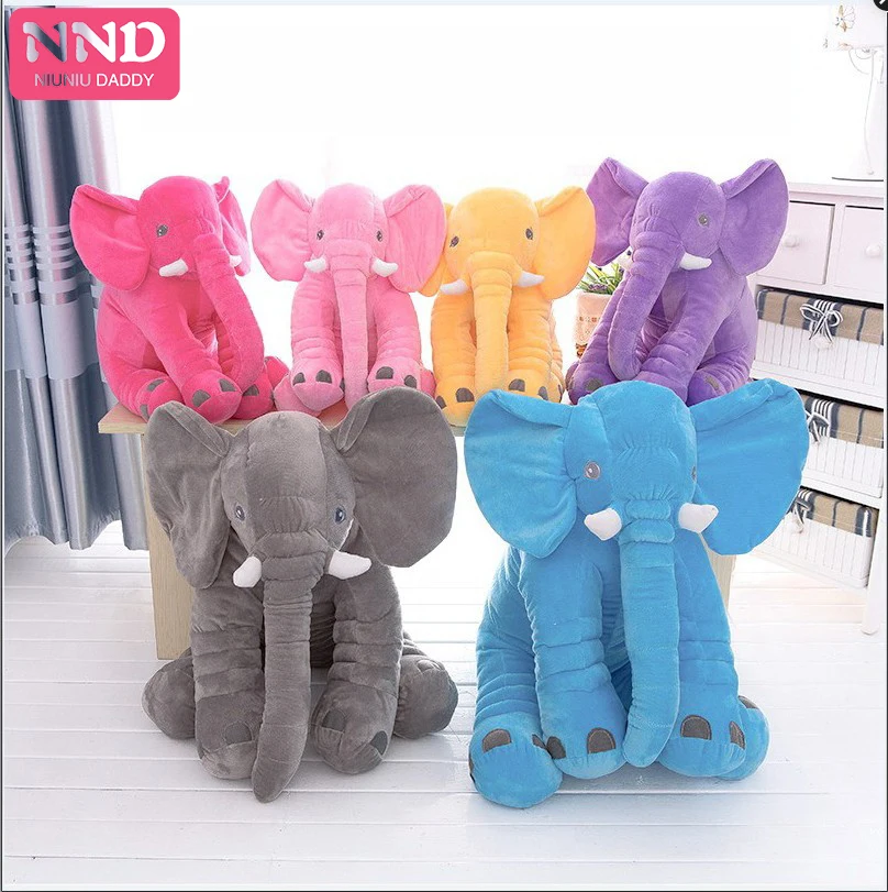 

Niuniu Daddy 35-60cm Appease Elephant Pillow Soft Sleeping Animals Plush Toys Baby Playmate gifts for Children