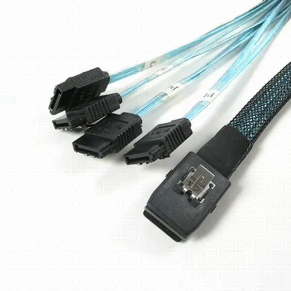 

CYDZ MINI SAS 4i SFF-8087 36Pin To 4 SATA 7Pin HDD cable,100cm SAS RAID CABLE