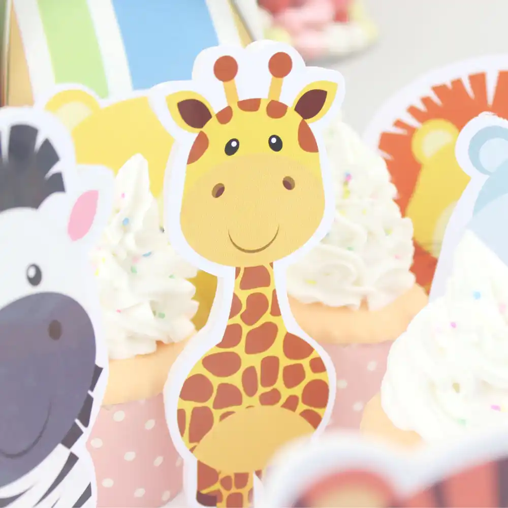 Safari Animal Party Table Decoration Giraffe Table Centerpiece