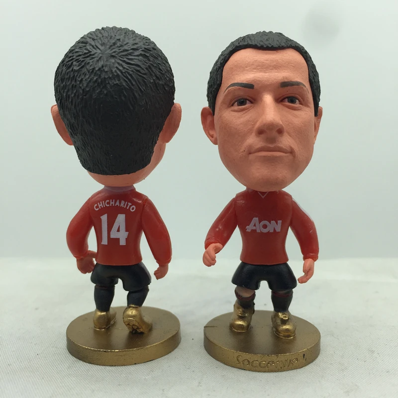 

Soccerwe Javier Hernandez Doll 14# Soccer Star Figures Red
