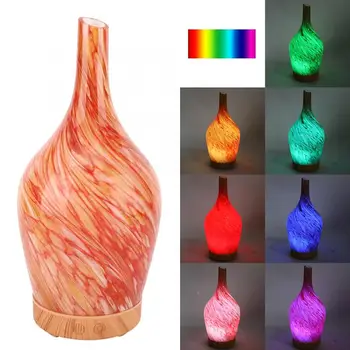 

100ml Electric Aroma Air Diffuser 7 Color Vase Ultrasonic Air Humidifier Essential Oil Aromatherapy Cool Mist Maker for Home