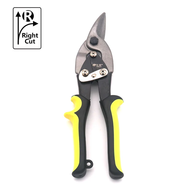 8 дюймов ножницы из нержавеющей стали олово листового металла СНиП авиационные ножницы которые режут - Цвет: Right Cut