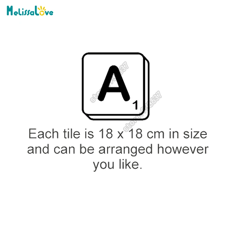 12 قطعة/المجموعة DIY نص مخصص ملصق شخصية رسالة الخربشة غرفة نوم الطفل غرفة صائق الفينيل القابل للإزالة ملصقات جدار B586