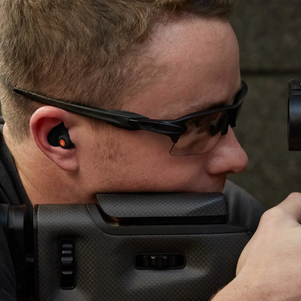 Decibullz Custom Molded Percussive Shooting Filters noise reduction