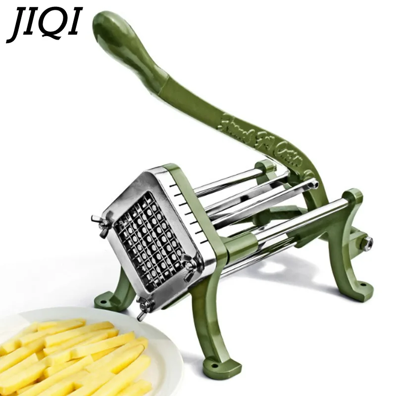 JIQI Potato chips making machine chips potato food French Fry Cutter Manual Kitchen Carrot Cucumber slice cutting machine vegetable diced cutting strip cut grain machine cucumber potato cutting machine manual radish cutting machine