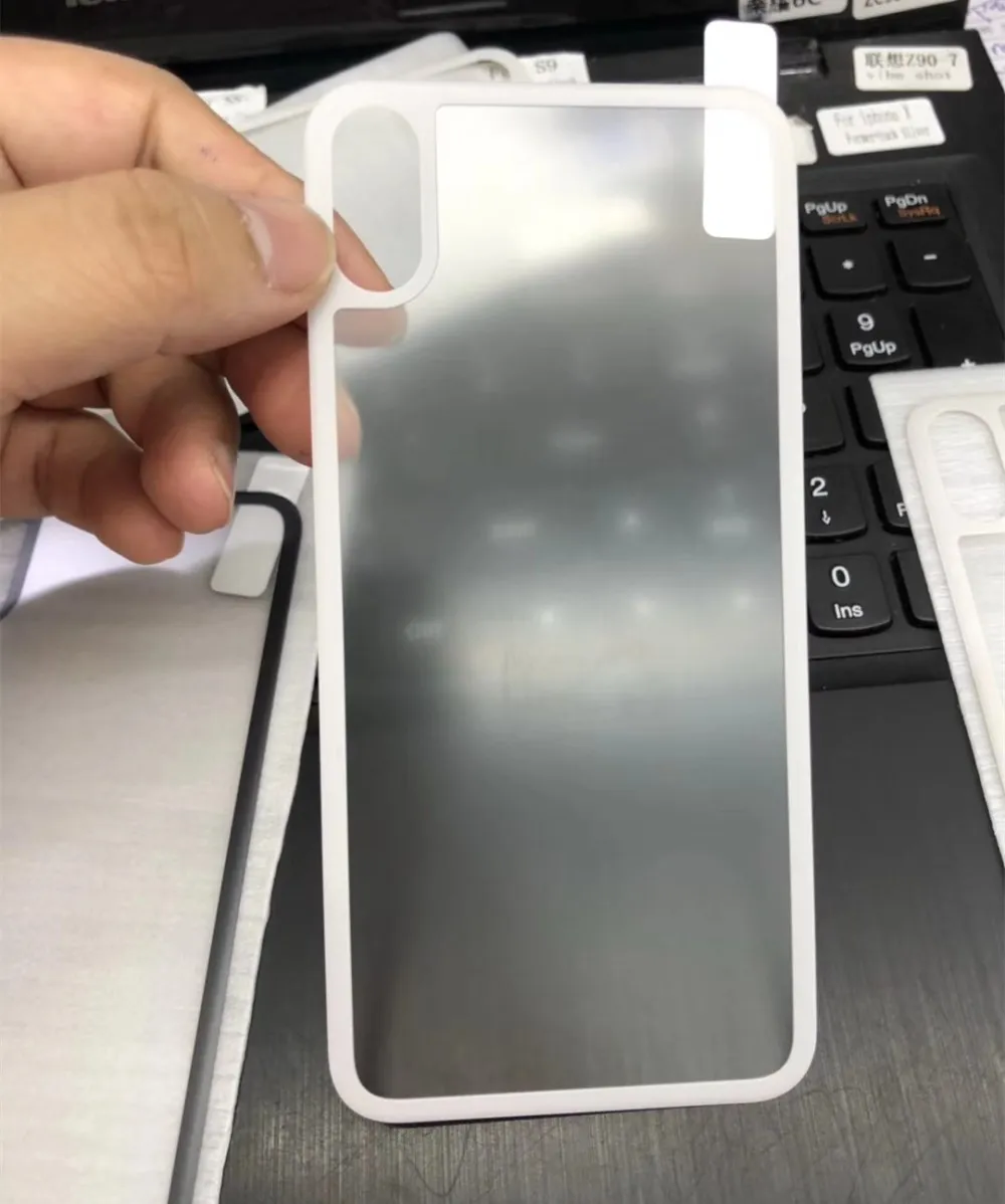 SZYSGSD 10 шт./лот матовая задняя закаленное Стекло для Apple iphone X царапинам Экран