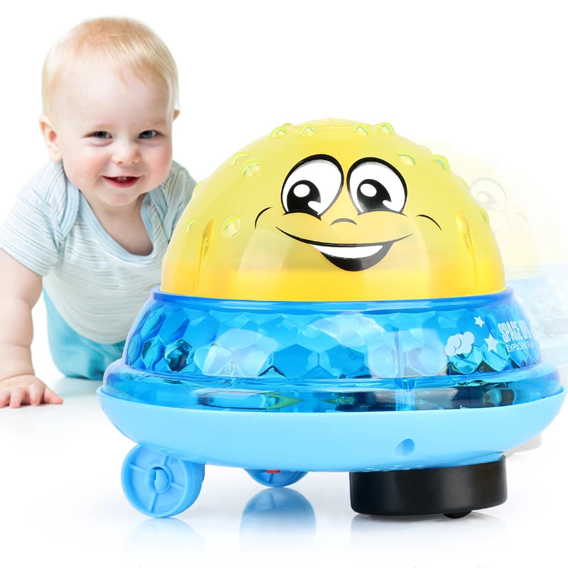 Bath Toys Spray Water Light Rotate with Shower Pool Kids Toys for Children Toddler Swimming Party Bathroom LED Light Toys Gift 2