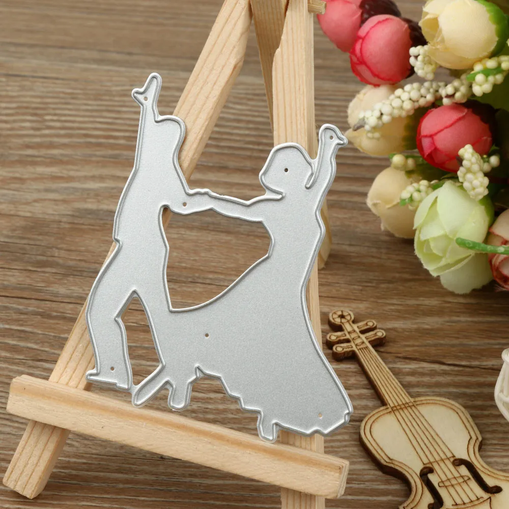 

Metal Dies Scrapbooking DIY Dancing Rabbit Branch Cutting Dies Dolphin Embossing Paper Crafts Cutting Stencil Greeting Gift Card