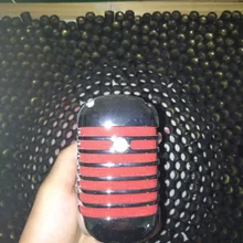 VM-20 Популярная Ностальгический Античный микрофон для KTV шоу пение Винтажный стиль микрофон с динамическим