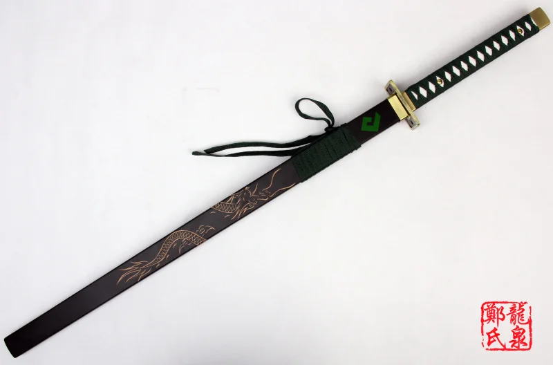 Для наручных часов косплей Реплика Genji Спарроу меч гравировка дракона реальная