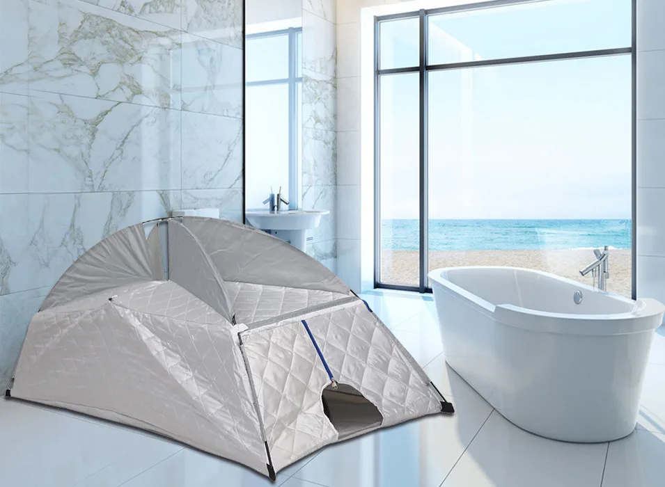 2L iBeauty Beauty Salon Portable  Steam Sauna Spa  Lying in the sauna box Alleviate fatigue Home beauty sauna box
