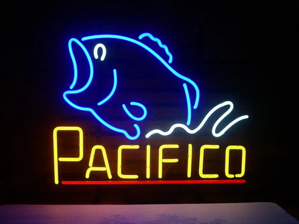 New Cerveza Pacifico Beer Bar Cub Decor Artwork Neon Light Sign 20"x16" 