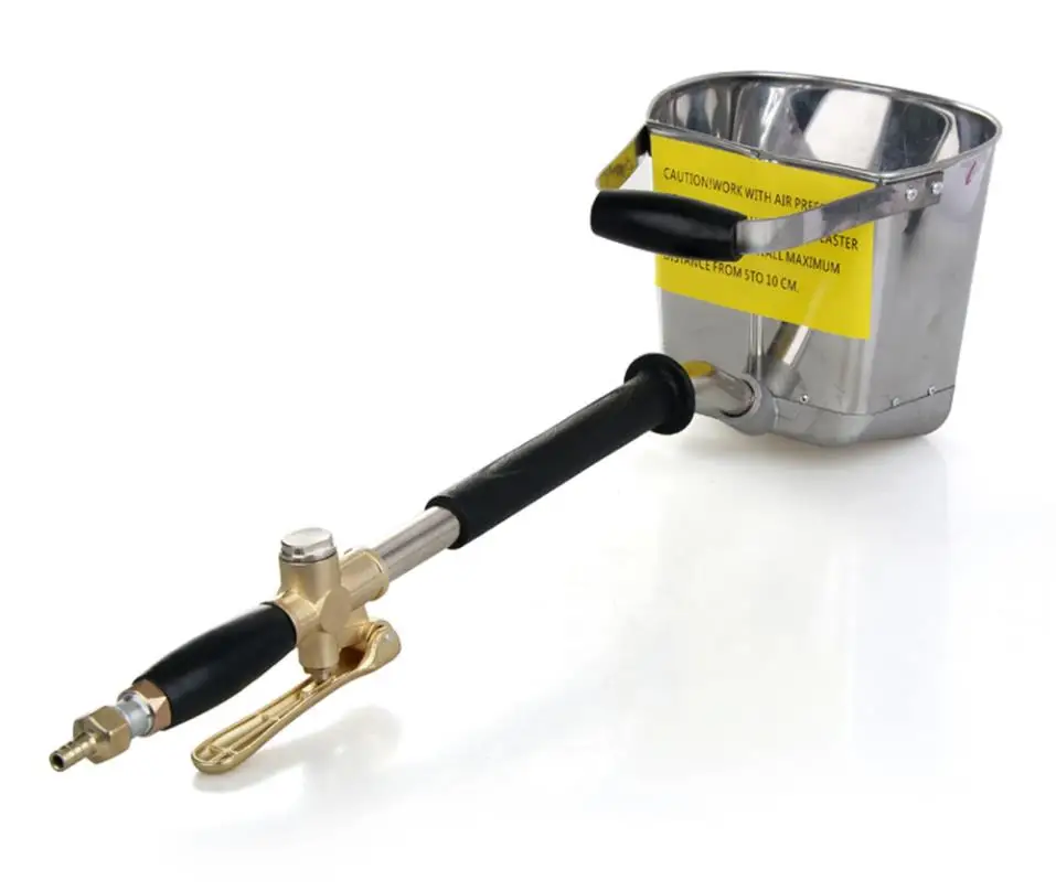 

Wall Pneumatic Portable Cement Mortar Spray Gun High Efficiency Gypsum Mortar Sprayer Coating Four Hole Spray Gun