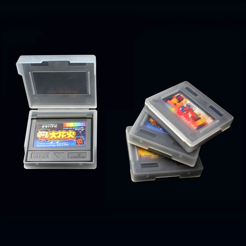 Для SNK Neo-Geo Карманный цветной N G P C пластиковый прозрачный игровой картридж коробка защитная оболочка корпуса чехол