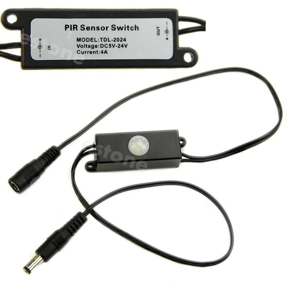 DC5-24V MINI Aotomatic PIR Infrared Motion Sensor Detector Switch for LED Strip