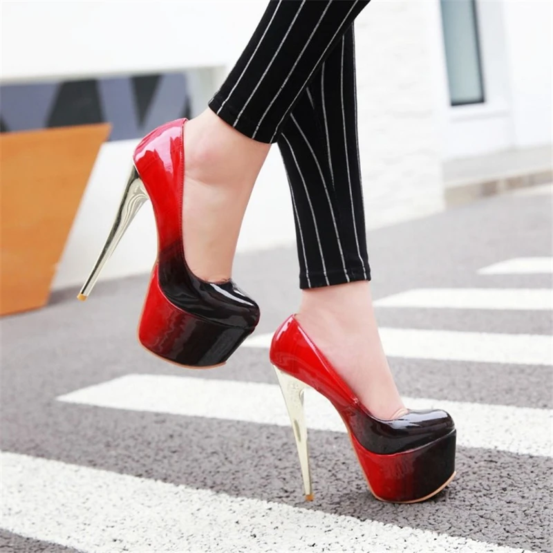 SARAIRIS Brand 2019 sexy plus Size 48 thin Heel Party women Shoes Platform high heels prom nightclub stiletto Pumps shoes