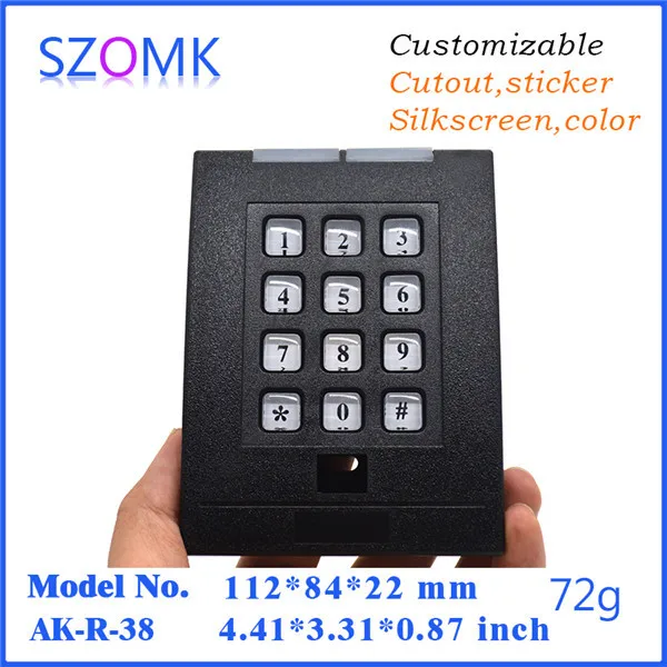

plastic abs enclosure access project case with keypad (1 pcs) 112*84*22mm hot selling plastic electronics junction housing