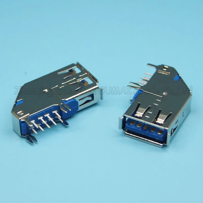 10 шт. USB3.0 боковой вставкой гнездо 3.0 USB разъем