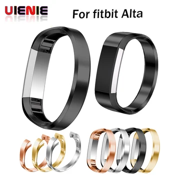 

Stainless Steel metal watch band strap bracelets Accessory Bangle Watch Bands Wrist strap sliver For Fitbit Alta High quality