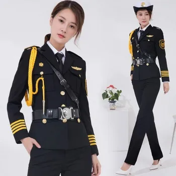 

New Arrival Women Stage Preformance Blazer Uniform Clothes Fashion Top Brand Military Suit Casual Slim Fit Jacket Plus Size 3XL