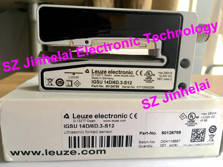 

IGSU 14D/6D.3-S12 New and original Germany LEUZE Ultrasonic forked sensor